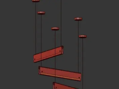 One book led 3D model