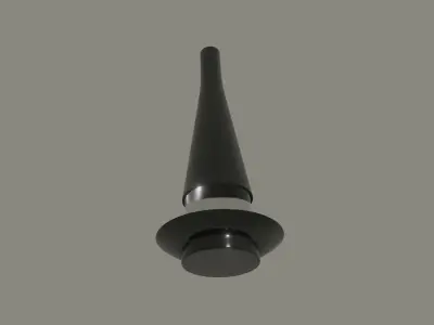 Central Fireplace 3D model