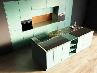 63-Kitchen3 matte 6 3D model