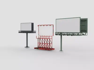 billboard set  3D model