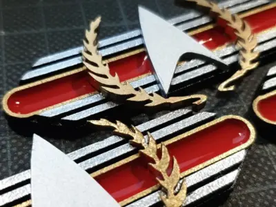 Star Trek Starfleet Academy Kanzler Abzeichen 3D print model