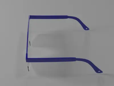 Safety Glasses Low-poly 3D model