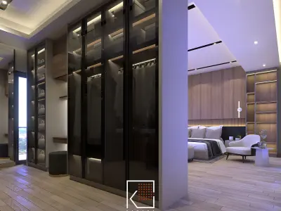 Design Interior Master Bedroom 3D model