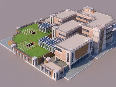0147 - Modern Building 3D model