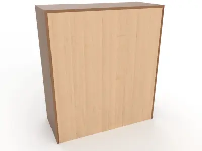 commode 9 wooden dresser with drawers 3D model