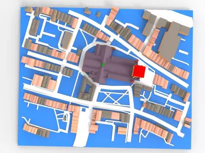 Basilika Mariy Panny Gdansk 3D model