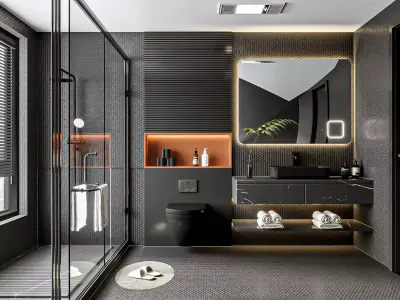 Bathroom Scene 16 for Unreal Engine 3D model