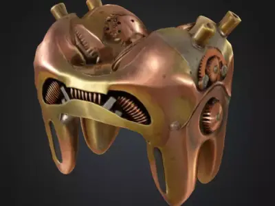 Steampunk Tooth 3D model