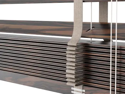 Wooden Blinds Set 21 3D model