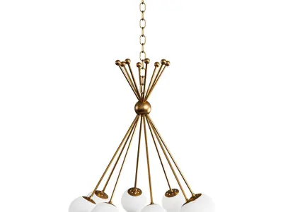 CHANDELIER CEILING BALLS 3D model
