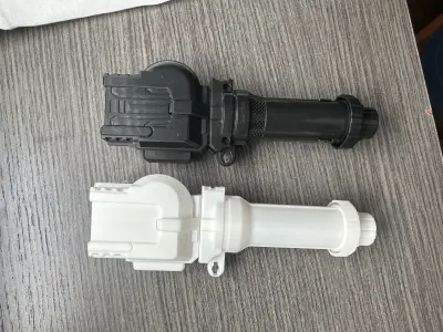 beyblade metal fight launcher grip 3D print model