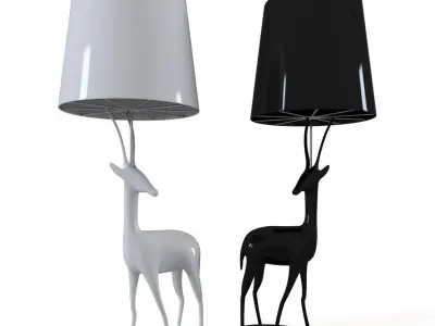 Collection different floor lamps for your projects 15 models 3D Model Pack