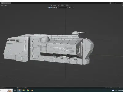 stars wars trexler 906 armored-marauder Low-poly 3D model