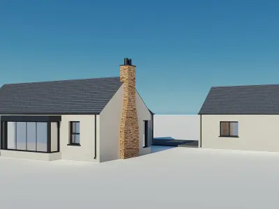 Modern House 11 3D model