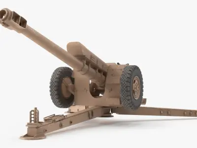  Army Desert Howitzer 122 mm Combat Condition 