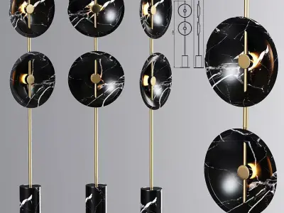 Rakumba Mito Floor Lamp 3D model