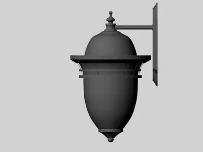 Light Fixture Low Poly Low-poly 3D model