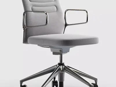 Vitra Ac 5 Studio Chair In Light Gray and Sierra Gra 3D model