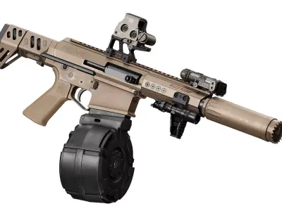 GENESIS ARMS GEN 12 PDS Low-poly 3D model