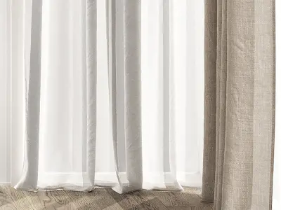 Curtain Set 511C 3D model