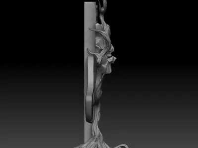 Fantasy totem 3D model