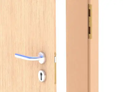 Doors collection - interior door - house door and sliding door 3D Model Pack