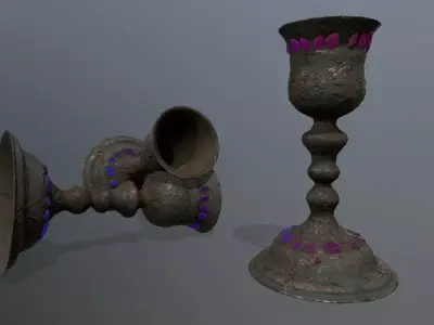 Chalice 10 Low-poly 3D model