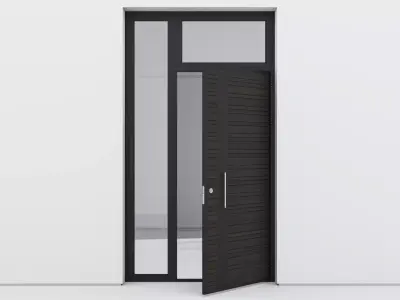 Aluminium door 66 3D model