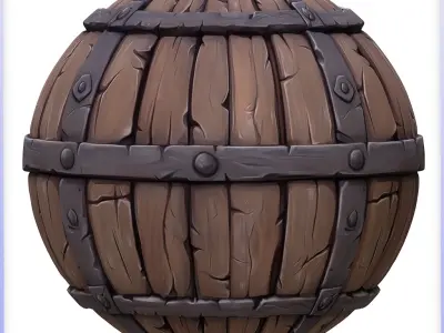 Stylized Wood Seamless Texture Texture 36