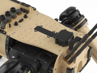  Quadruped Tactical Robotic Vehicle Sand Black 