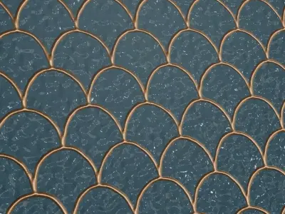 Glass Pattern PBR Seamless Texture