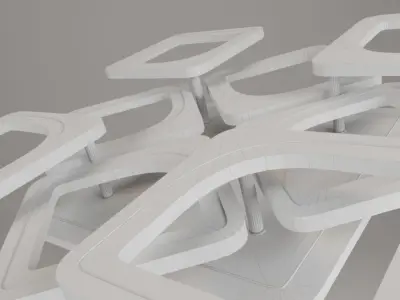 LED lamp  3D model