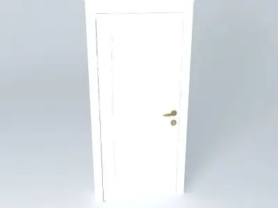 vintage door, door Free 3D model
