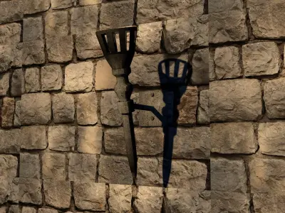 Ancient Torch 3D model