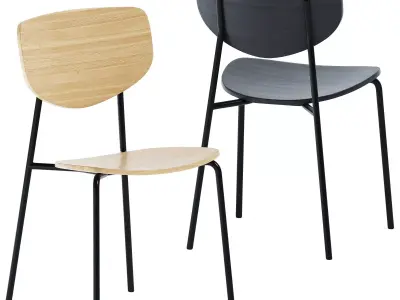 Wooden Chair Caristo by SP01 3D model