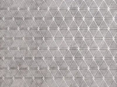 Silver Sci-fi Floor PBR Seamless Texture