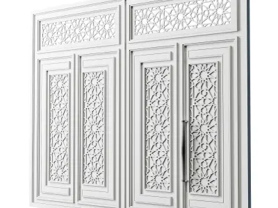 Gate black loft 012 3D model
