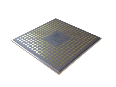 Chip v2 002 Low-poly 3D model