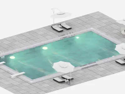 Swimming Pool 1 3D model