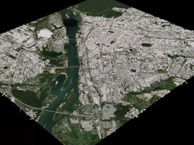 Novosibirsk - Russia 3D model