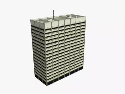 Australian Government Center Low-poly 3D model