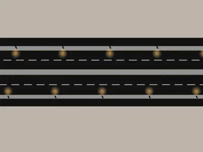 Street And solar light poles 3D model