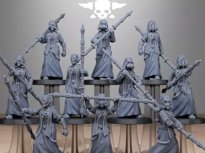 Scavenger Sister Priests 3D print model
