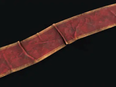 Old Carpet 1 Low-poly 3D model