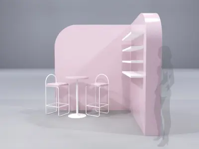 Pop Up Stand 1 3D model