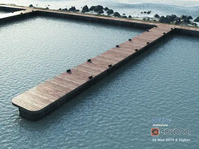 Rock and Beach  - Foam Bay  3D model