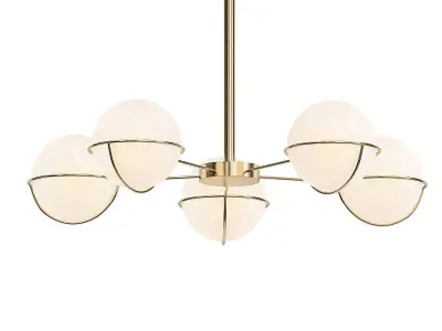 Untitled lamp with four balls 3D model