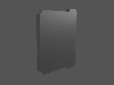 UHD High tech Graphical Interface v7 002 Low-poly 3D model