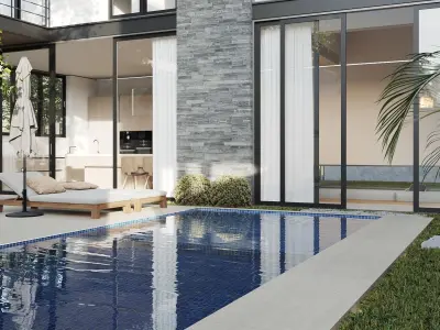 ProVis3D 038 - Modern Exterior Series Bianca 3D model