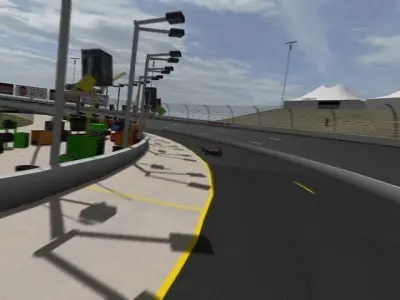 Iowa Speedway Game Ready Low-poly 3D model